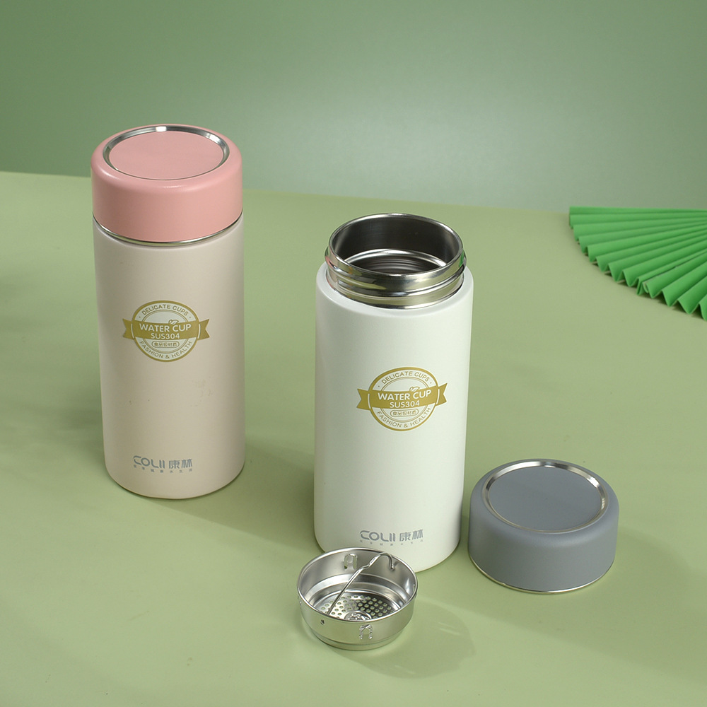 Thermos Cup for Women 304 Stainless Steel Large Capacity High-Looking Kidsren's Water Cup Colorful Thermos Cup - Image 3