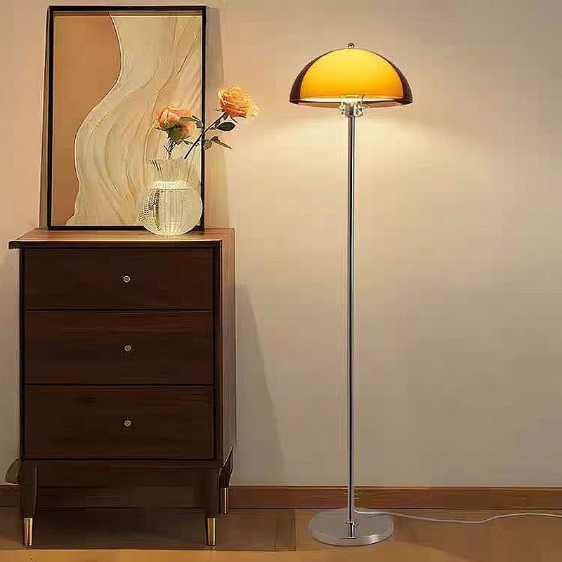 Italian Minimal Floor Lamp – Modern Glass Atmosphere Light - Image 3