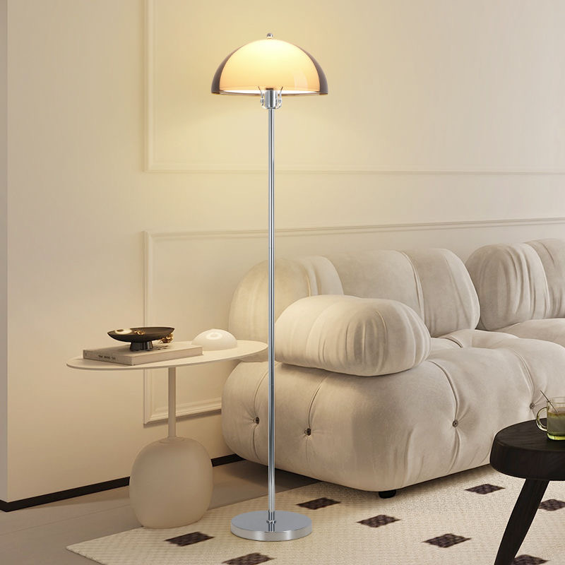 Italian Minimal Floor Lamp – Modern Glass Atmosphere Light - Image 4